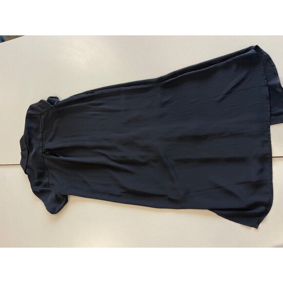 L’Academie Women’s Short Sleeve Button Down Black Dress XS - Picture 5 of 6